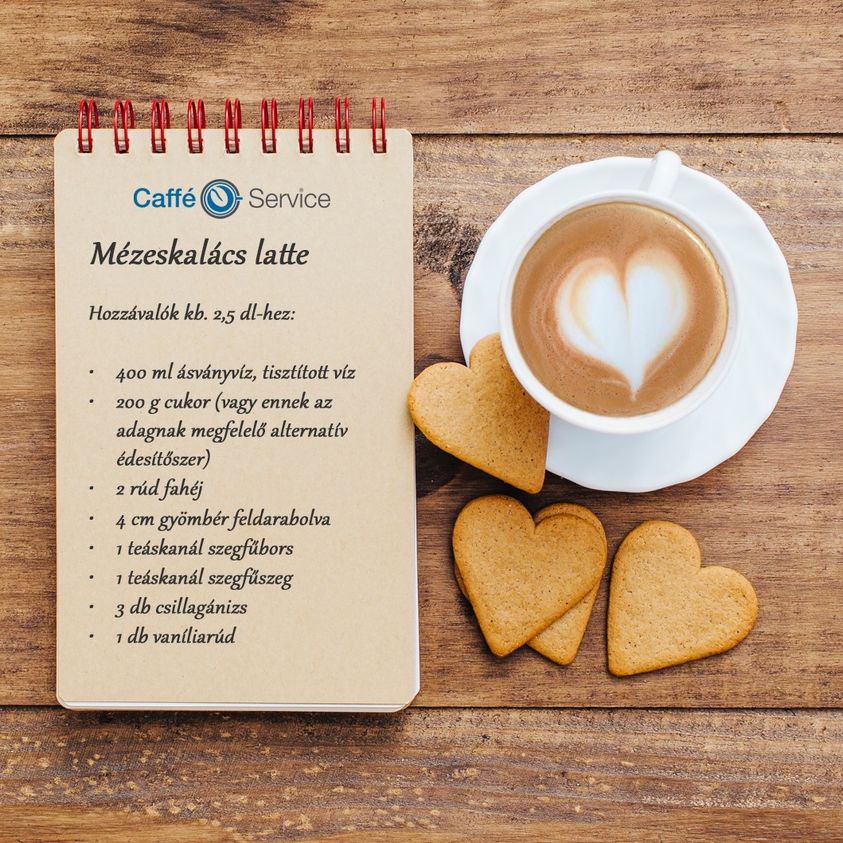 Lavazza mézeskalács latte